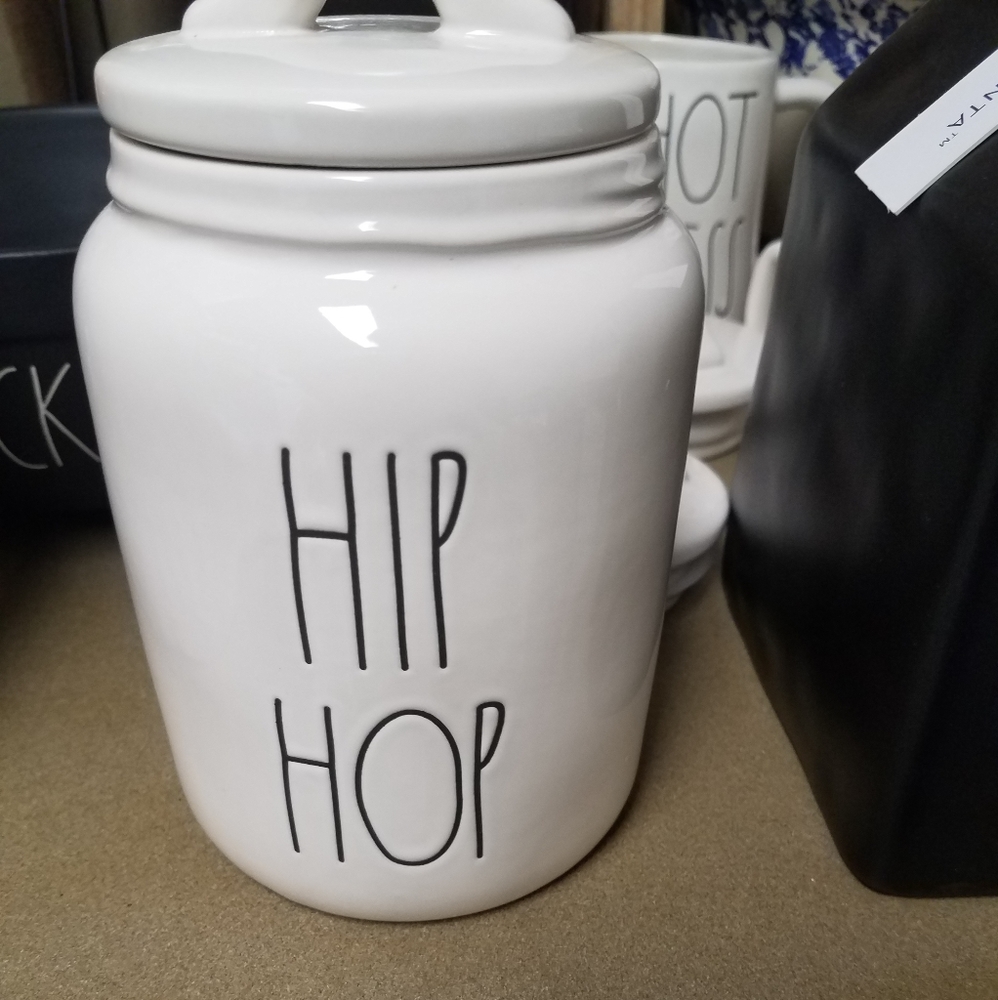 Rae Dunn hip hop canister
